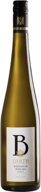 送料無料 | 白ワイン Barth Rüdesheim Halbtrocken — やや辛口 Q.b.A. Rheingau Rheingau ドイツ Riesling — リースリング 75 cl