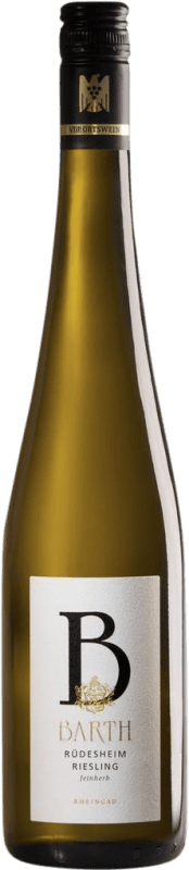 免费送货 | 白酒 Barth Rüdesheim 半干半甜 Q.b.A. Rheingau Rheingau 德国 Riesling 75 cl