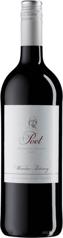 Free Shipping | Red Wine Werkstück Weimar Poetenweg Poet Q.b.A. Saale-Unstrut Saale Unstrut Germany Pinot Noir, Zweigelt, Dornfelder 1 L