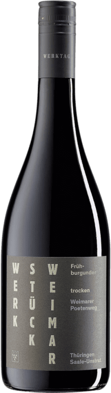 Free Shipping | Red wine Werkstück Weimar Poetenweg Dry Saale Unstrut Germany Pinot Black 75 cl