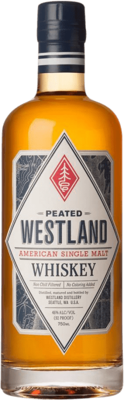 Envoi gratuit | Single Malt Whisky Westland Peated États Unis 70 cl