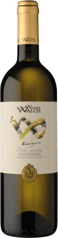 Spedizione Gratuita | Vino Bianco Wilhelm Walch Krain D.O.C. Südtirol Alto Adige Tirol del Sur Italia Sauvignon 75 cl