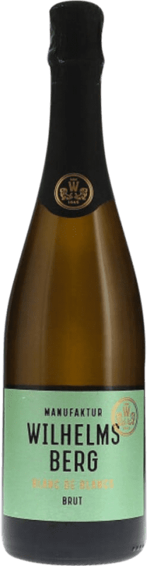 Бесплатная доставка | Белое игристое Wilhelmsberg Blanc de Blancs Sekt брют Franken Германия Müller-Thurgau, Kerner 75 cl