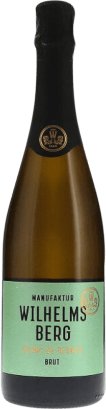 免费送货 | 白起泡酒 Wilhelmsberg Brut — 起泡酒 干型 Blanc de Blancs Q.b.A. Franken Franken 德国 Müller-Thurgau — 米勒-图高, Kerner — 克尔纳 75 cl