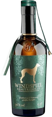 Kräuterlikör Windspiel Kraut & Knolle Medium Flasche 50 cl