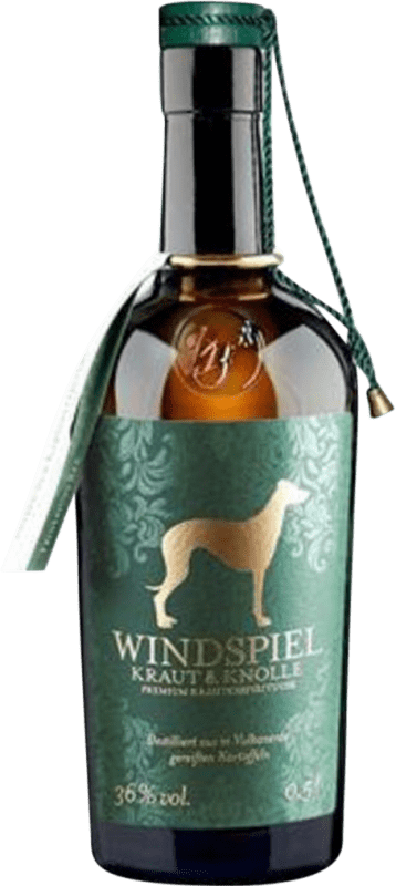 Envio grátis | Licor de ervas Windspiel Kraut & Knolle Alemanha Garrafa Medium 50 cl