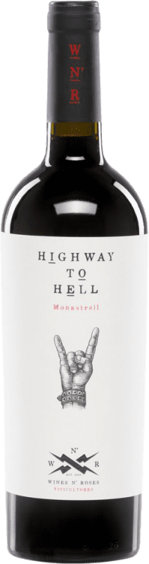 Envoi gratuit | Vin rouge Wines N' Roses Highway To Hell Tinto D.O. Valencia Communauté valencienne Espagne Monastrell 75 cl