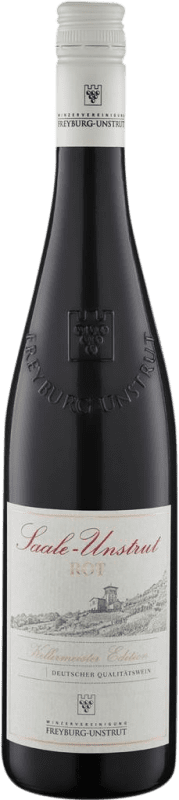 Envoi gratuit | Vin rouge Freyburg Unstrut Kellermeister Edition Rot Saale Unstrut Allemagne Zweigelt, Portugieser, Dornfelder, Regent 75 cl