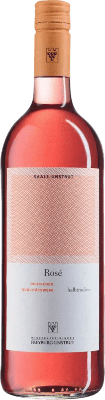 免费送货 | 玫瑰酒 Freyburg Unstrut Rosé Saale Unstrut 德国 Portugieser, Dornfelder 1 L