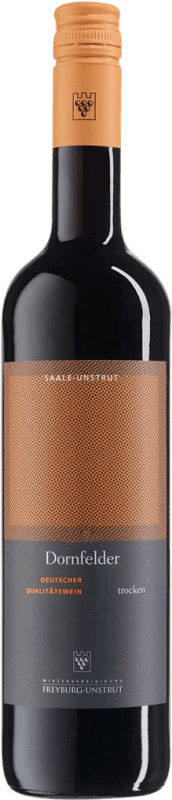 Free Shipping | Red wine Freyburg Unstrut Dry Saale Unstrut Germany Dornfelder 75 cl