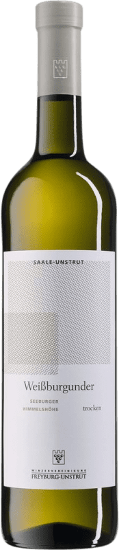 Kostenloser Versand | Weißwein Freyburg Unstrut Spätlese Trocken Saale Unstrut Deutschland Weißburgunder 75 cl