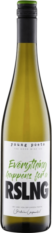 Free Shipping | White wine Young Poets Everything Happens Dry Q.b.A. Pfälz Pfälz Germany Riesling 75 cl