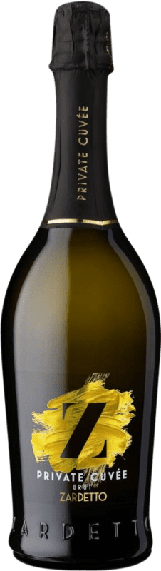 10,95 € | Белое игристое Zardetto Private Cuvée брют D.O.C. Prosecco Фриули-Венеция-Джулия Италия Muscat, Chardonnay, Glera 75 cl