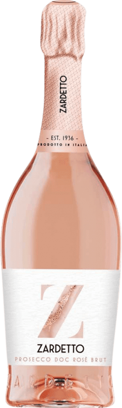 Kostenloser Versand | Rosé Sekt Zardetto Millesimato Rose D.O.C. Prosecco Friaul-Julisch Venetien Italien Nebbiolo, Glera 75 cl