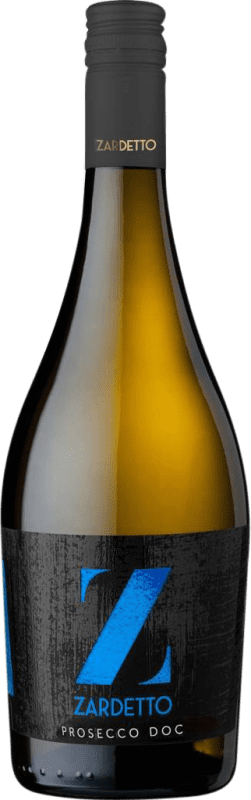 Бесплатная доставка | Белое игристое Zardetto Frizzante D.O.C. Prosecco Фриули-Венеция-Джулия Италия Nebbiolo, Chardonnay, Glera 75 cl