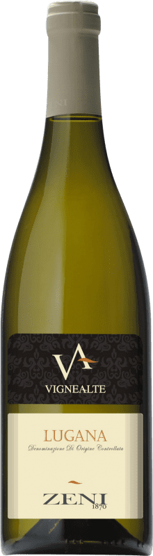 Бесплатная доставка | Белое вино Zeni Vigne Alte D.O.C. Lugana Ломбардии Италия Trebbiano di Lugana 75 cl