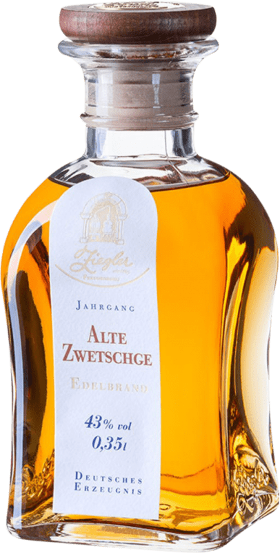94,95 € Free Shipping | Pomace Brandy Ziegler Alte Zwetschge Third-Liter Bottle 35 cl Ciruela — Plum