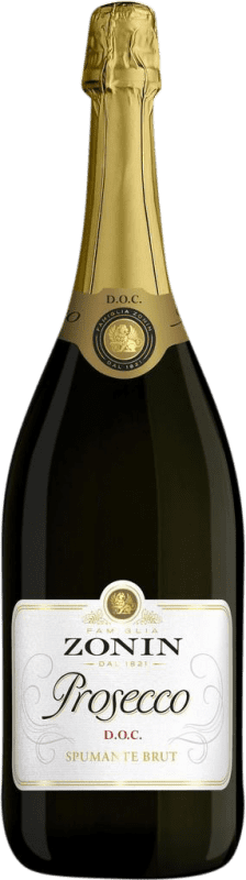 Kostenloser Versand | Weißer Sekt Zonin Spumante Brut D.O.C. Prosecco Friaul-Julisch Venetien Italien Prosecco Magnum-Flasche 1,5 L