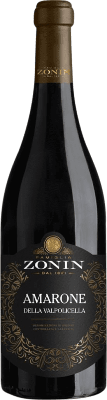 Free Shipping | Red wine Zonin D.O.C.G. Amarone della Valpolicella Venecia Italy Nebbiolo, Corvina, Molinara 75 cl