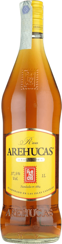 Envio grátis | Rum Arehucas Carta Oro Ilhas Canárias Espanha 1 L