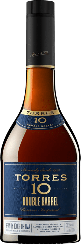 Envio grátis | Brandy Conhaque Torres Double Barrel Catalunha Espanha 70 cl