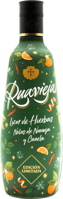 Free Shipping | Herbal liqueur Ruavieja Edición Navidad Spain 70 cl