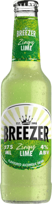 57,95 € | Scatola da 24 unità Rum Bacardí Breezer Zingy Lima Regno Unito Bottiglietta 27 cl