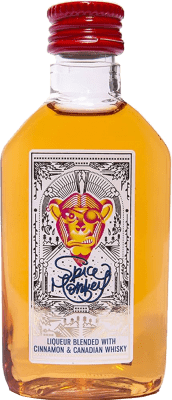 39,95 € Kostenloser Versand | 12 Einheiten Box Whiskey Blended Spice Monkey Miniaturflasche 5 cl