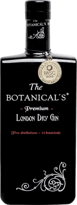 Envio grátis | Gin Langley's The Botanical's Premium London Dry Gin Reino Unido Garrafa Terço 35 cl