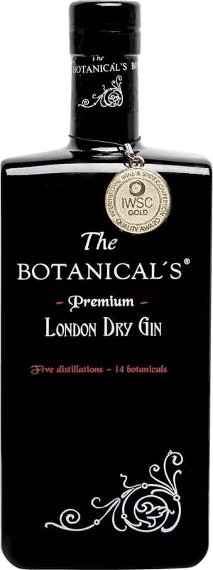 Free Shipping | Gin Langley's Gin The Botanical's Premium London Dry Gin United Kingdom One-Third Bottle 35 cl