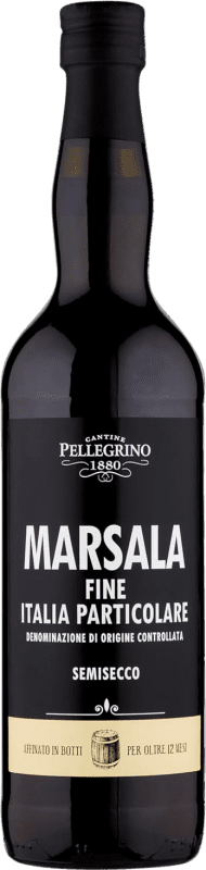 Free Shipping | Fortified wine Pellegrino 1880. Fine Semi-Dry Semi-Sweet Sicily Italy Catarratto, Grillo, Inzolia 75 cl