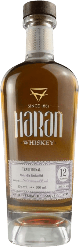 59,95 € Free Shipping | Whisky Single Malt Manuel Acha Haran Traditional 12 Years