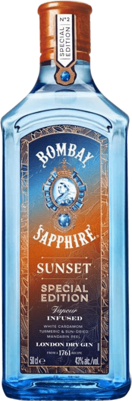 78,95 € Бесплатная доставка | Джин Bombay Sapphire Sunset Limited Edition бутылка Medium 50 cl