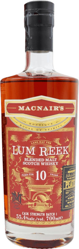 Kostenloser Versand | Blended Whisky MacNair's Lum Reek Cask Strength Batch 1 Großbritannien 10 Jahre 70 cl
