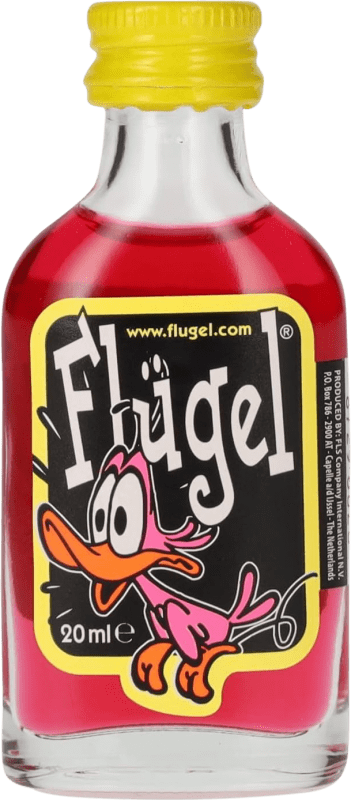 Envoi gratuit | Boîte de 10 unités Liqueurs ‎Flügel Pays-Bas Bouteille Miniature 2 cl