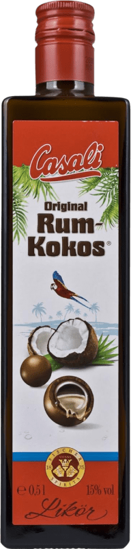 Envío gratis | Crema de Licor Casali Rum Kokos Original Austria Botella Medium 50 cl