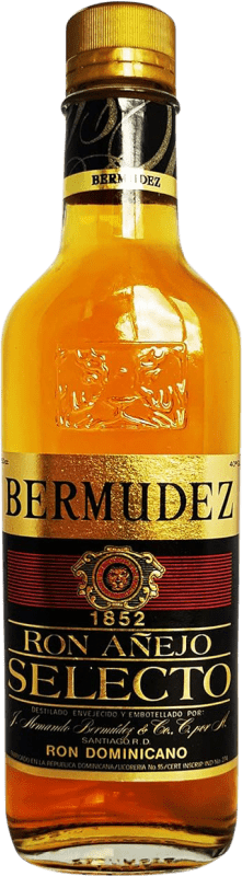 Free Shipping | Rum Bermúdez Añejo Selecto Dominican Republic 7 Years One-Third Bottle 35 cl