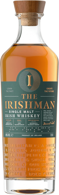 免费送货 | 威士忌单一麦芽威士忌 The Irishman 爱尔兰 70 cl