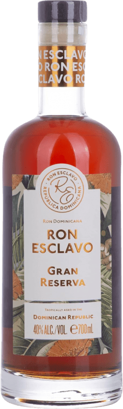 Envoi gratuit | Rhum Esclavo Grande Réserve République Dominicaine 70 cl