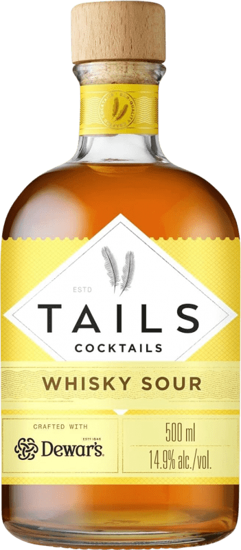 Spedizione Gratuita | Schnapp Bacardí Tails Cocktails Whisky Sour Regno Unito Bottiglia Medium 50 cl