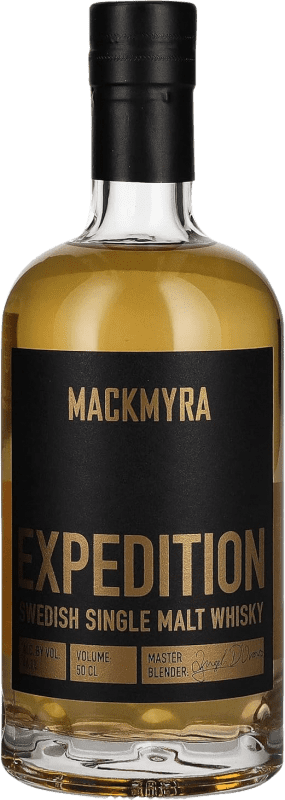 39,95 € Free Shipping | Single Malt Whisky Mackmyra Expedition Medium Bottle 50 cl