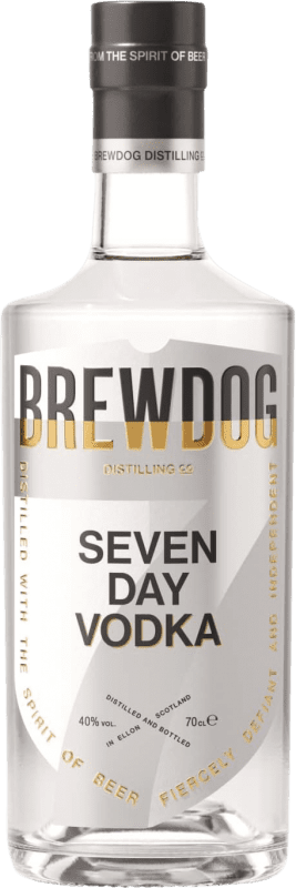 Free Shipping | Vodka BrewDog Seven Day United Kingdom 70 cl