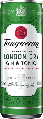 Soft Drinks & Mixers 12 units box Tanqueray Gin & Tonic Small Bottle 25 cl