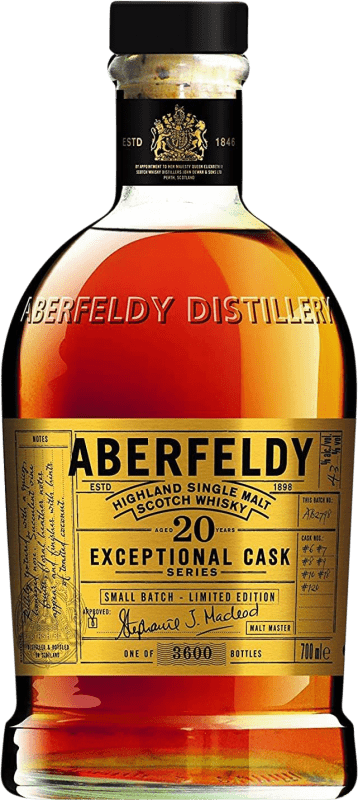 153,95 € 免费送货 | 威士忌单一麦芽威士忌 Aberfeldy 20 岁