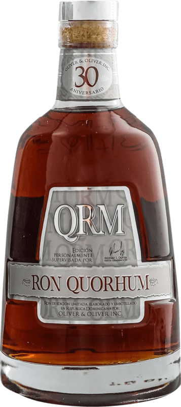 Envoi gratuit | Rhum Old Vintage Quorhum 30 Aniversario République Dominicaine 70 cl