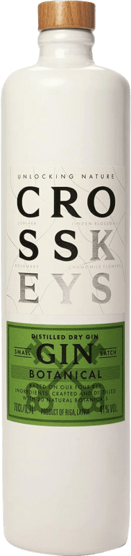 Envio grátis | Gin Cross Keys. Single Batch Nº 07 Letônia 70 cl