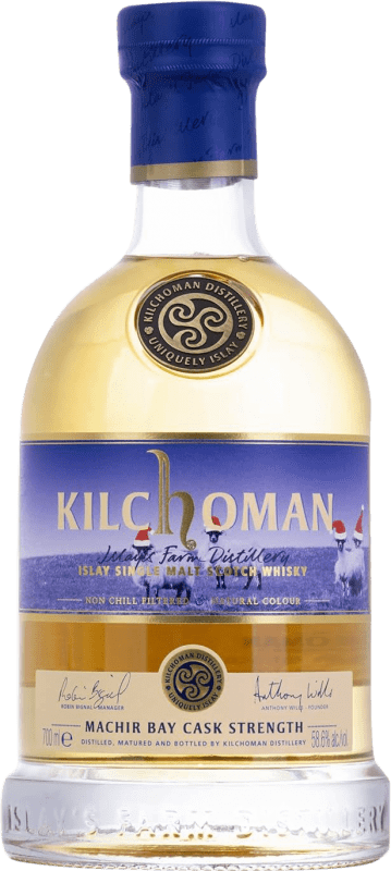 91,95 € Envoi gratuit | Whisky Single Malt Kilchoman Machir Bay Christmas Cask Strength — Brut de Fût, Édition Limitée