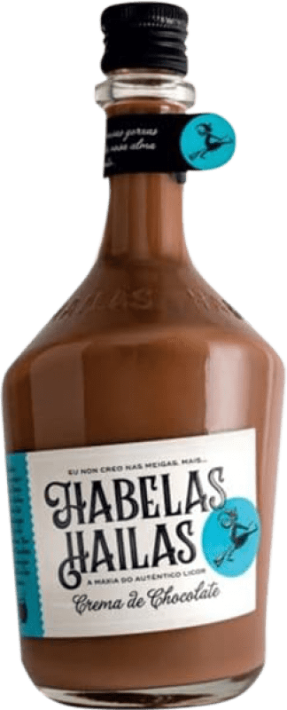 Free Shipping | Cream Liqueur Habelas Hailas Chocolate Galicia Spain 70 cl