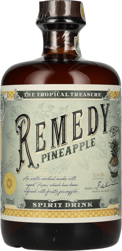 Envoi gratuit | Liqueurs Remedy. Pineapple République Dominicaine 70 cl