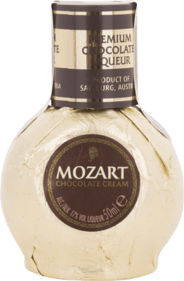Бесплатная доставка | Сливочный ликёр Suntory Mozart Gold — Золотая версия Япония Мини-бутылка 5 cl Chocolat — Шоколад